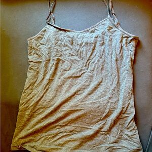 Gray Time and Tru Spaghetti Strap Tank Top
